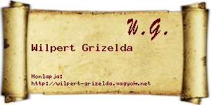 Wilpert Grizelda névjegykártya